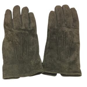 Brown Suede Casual Lined Women's Gloves Size Small